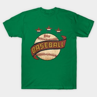 Three Star Baseball - Vintage Style T-Shirt